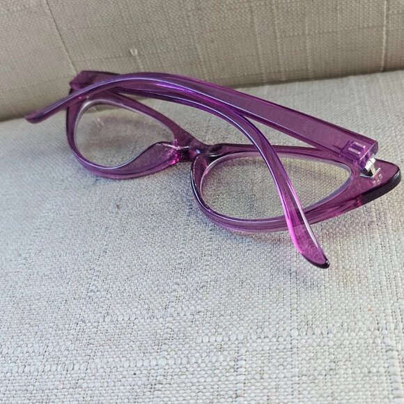 Zenni Optics Women Eyeglasses Frame Cat Eye Fuchsia Color Glasses Eye Wear - Picture 9 of 12